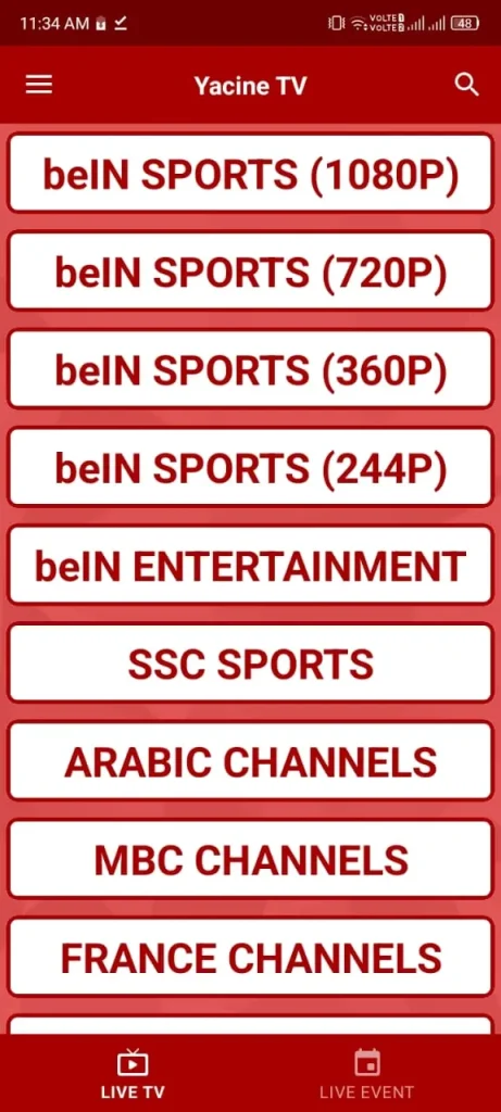 Live TV