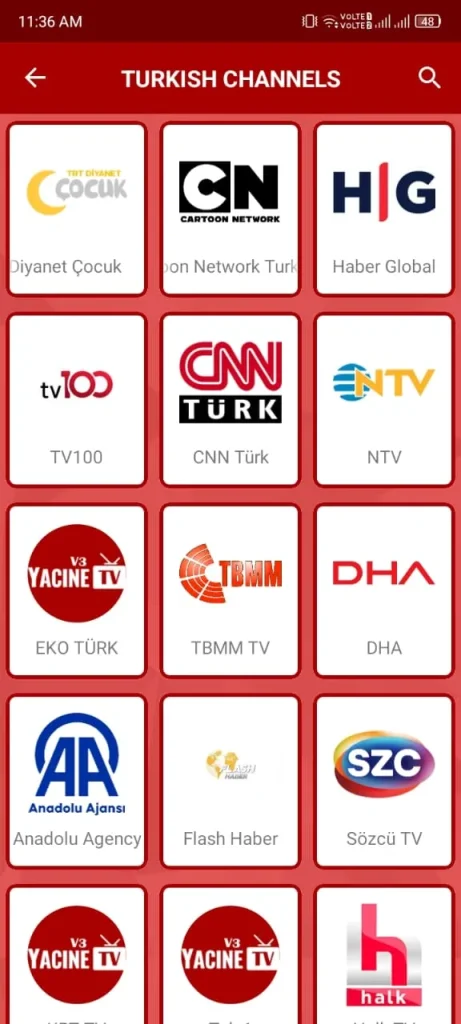 Turkish Channels
